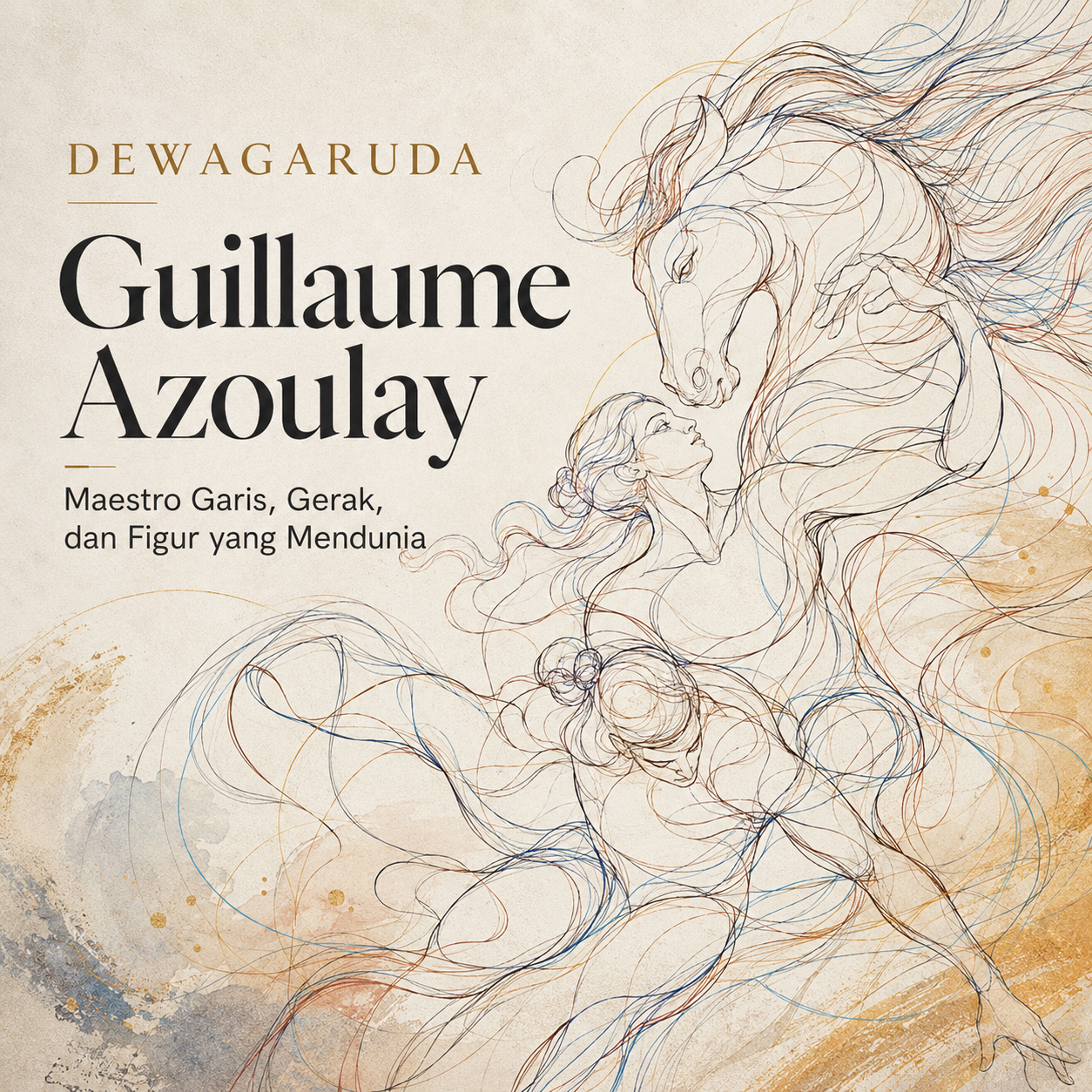 Guillaume Azoulay, maestro garis, gerak, dan figur